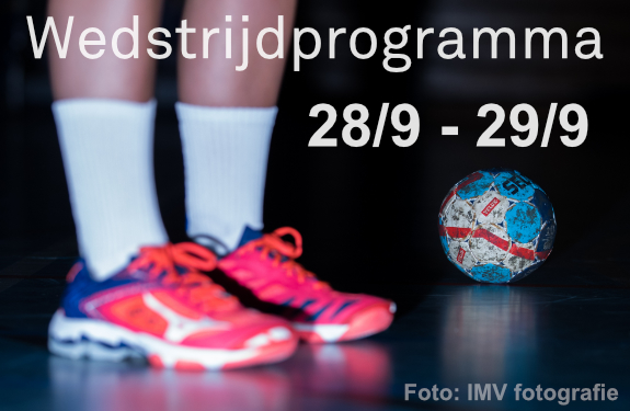 Wedstrijdprogramma 28-29 sept