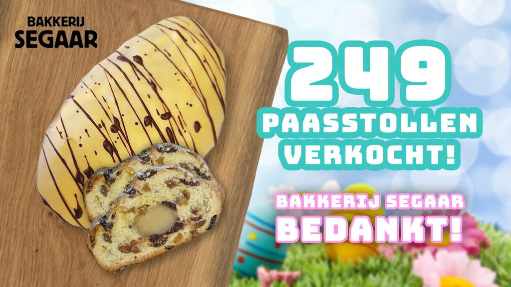 Paasstollen actie HV Hellas een groot succes!