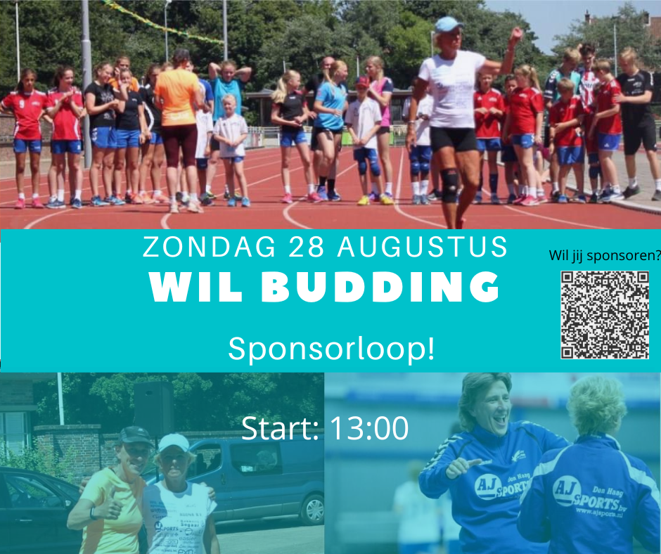 Zondag 28 augustus - Wil Budding Sponsorloop