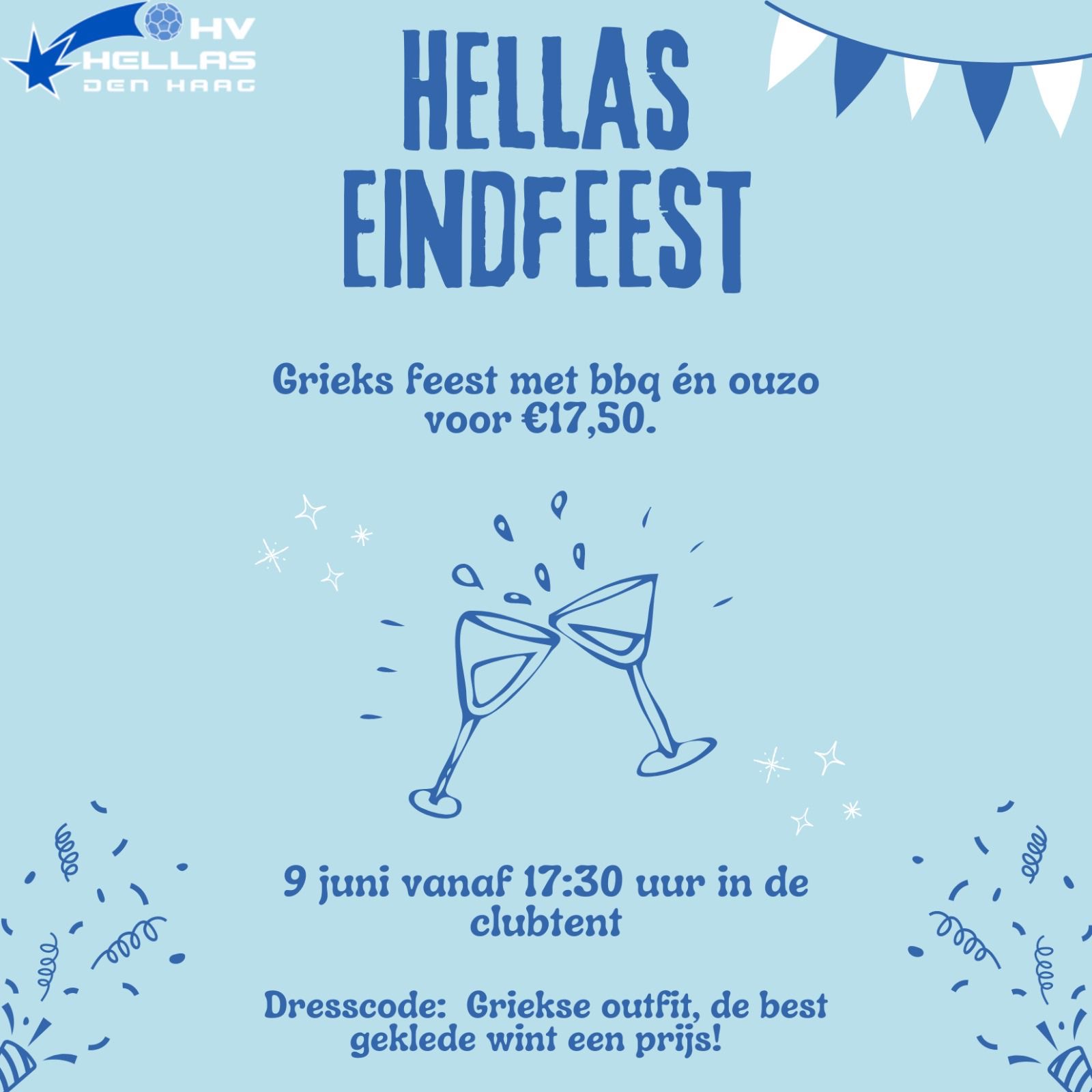 Hellas eindfeest!